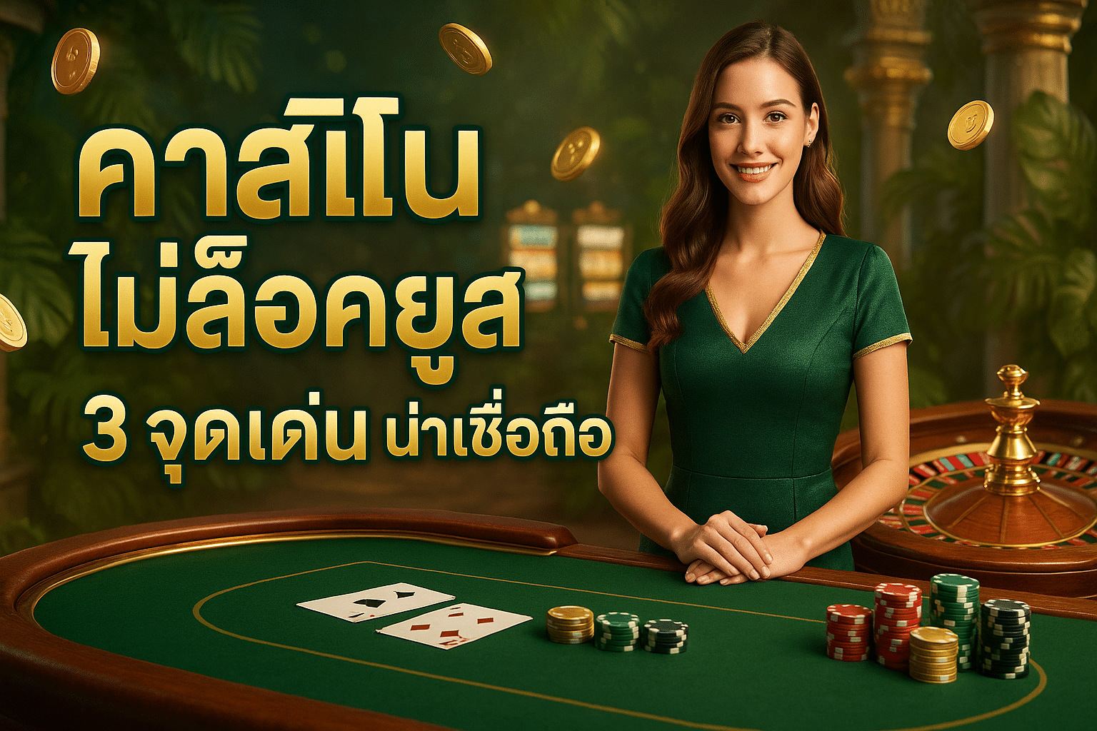 คาสิโน ไม่ล็อคยูส