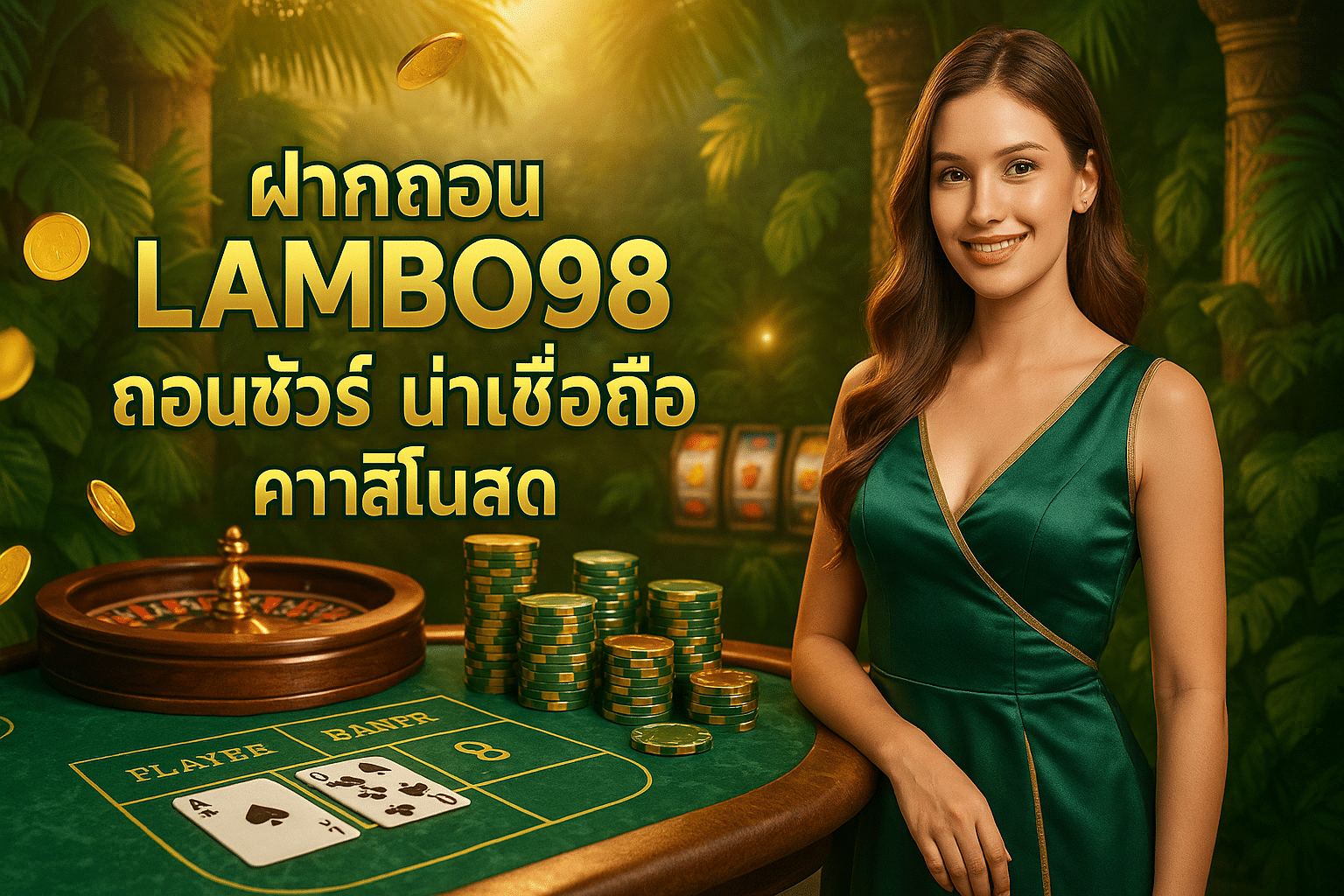 ฝากถอน LAMBO98 ถอนชัวร์